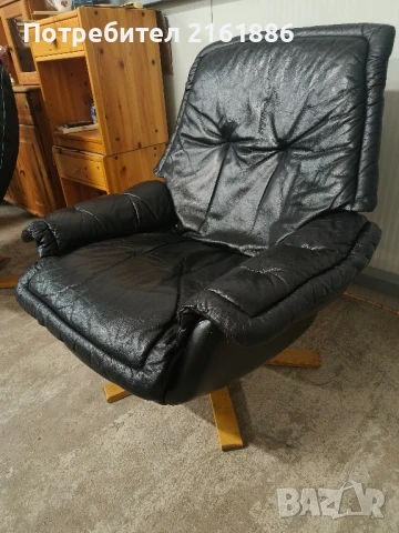 3862 Кресло от естествена кожа , снимка 2 - Дивани и мека мебел - 51317642