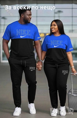 Nike Екипи За Двойки🔝Мъжки Спортен Комплект Тениска И Долнище🔝Дамски Спортен Екип Найк Код B427, снимка 3 - Спортни екипи - 53853436