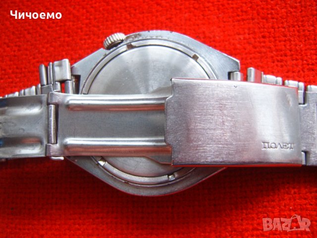 Рядък мъжки руски ръчен часовник Полет Columbus, снимка 7 - Антикварни и старинни предмети - 38850647