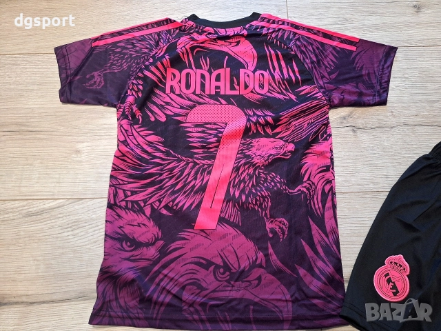 Детски флуоресцентен футболен екип на РЕАЛ М #К.РОНАЛДО#7!, снимка 2 - Футбол - 52558833