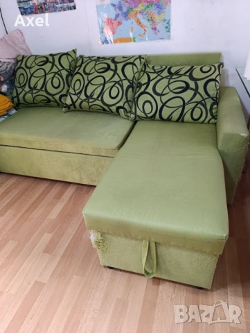 Стилен Диван с функция сън, снимка 7 - Дивани и мека мебел - 53384257
