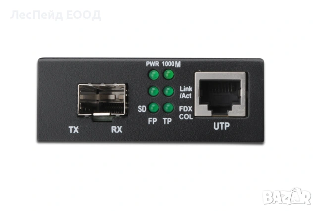 Digitus Gigabit Media Converter, RJ45 / SFP / DN-82130, снимка 4 - Мрежови адаптери - 53518575