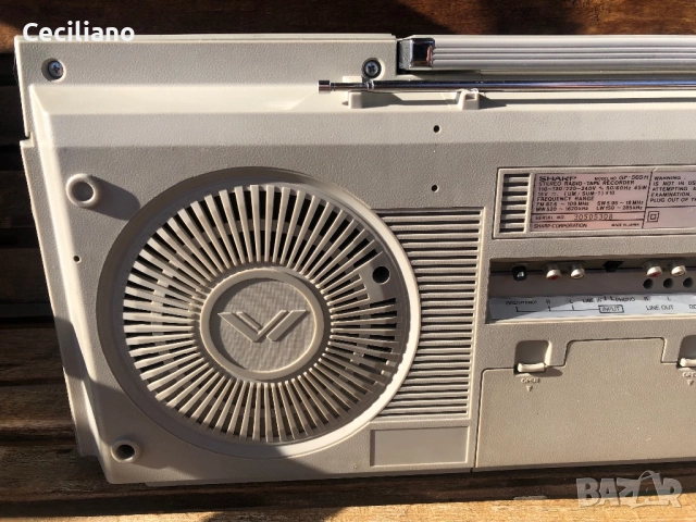 🎄SHARP GF 565H (45w) -радиокасетофон, снимка 13 - Радиокасетофони, транзистори - 52800191