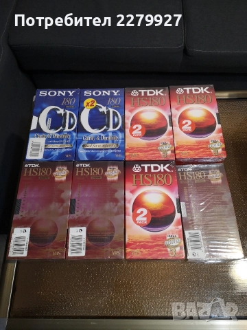 Видео касети VHS - TDK HS180 / Sony 180 , снимка 2 - Плейъри, домашно кино, прожектори - 52922089