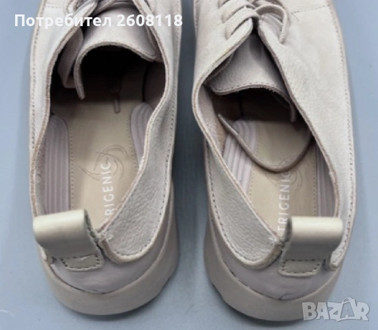 Дамски обувки CLARKS Trigenic Бежови - № 40, естествена мека кожа, снимка 9 - Дамски ежедневни обувки - 53491680