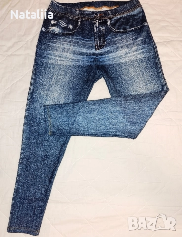 Легинси тип дънки, р. 46 (XXL)-супер цена!, снимка 2 - Дънки - 51812137