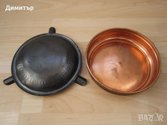Меден пепелник, декоративен, снимка 2 - Антикварни и старинни предмети - 47595848