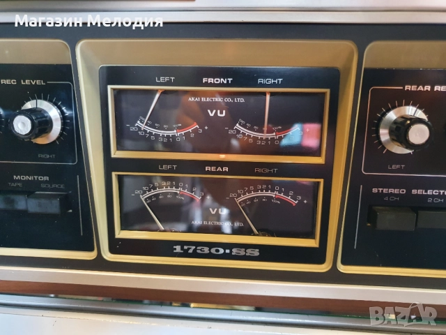 Ролков магнетофон Akai 1730-SS В отлично техническо и визуално състояние., снимка 9 - Аудиосистеми - 48449762