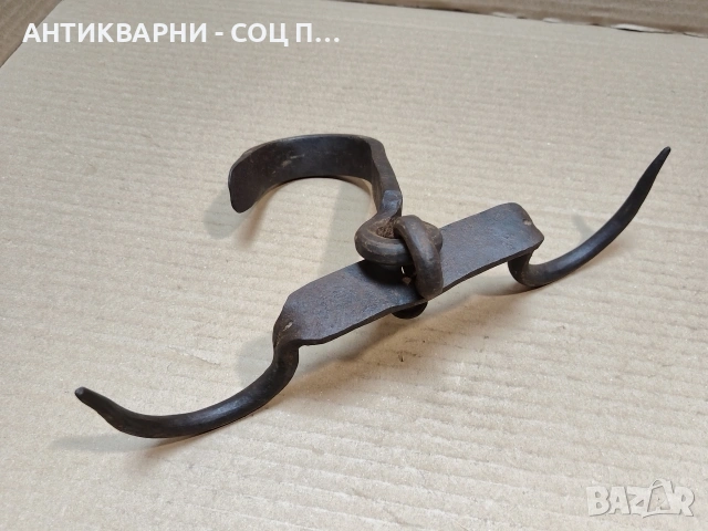 Стар Кован Ченгел За Дране На Животни. / НОМЕР 1729., снимка 5 - Антикварни и старинни предмети - 53849858