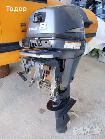 Продавам извънб. д-л Yamaha-Four Stroke 8HP 4т,с ел.стартер,в добро състояние,внос от Италия, снимка 4 - Воден транспорт - 48139026