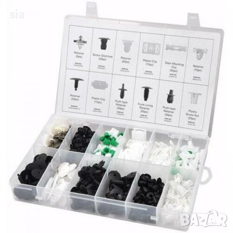 ЩИПКИ 255 БРОЯ  ФОЛГСВАГЕН АВТО КЛИПСОВЕ ЗАКОПЧАЛКИ КОПКА - ЩИПКА ЗА КОРИ ЛАЙСНИ ПАНЕЛИ ТАБЛО, снимка 2 - Аксесоари и консумативи - 39692469