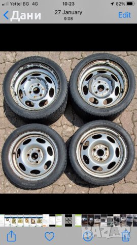 Джанти с гуми за Мерцедес смарт
