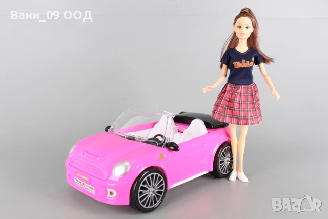 Кукла Барби с кола, снимка 3 - Кукли - 51523462