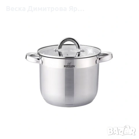 Тенджера Bohmann BH 1622, 22x18см.\7л., неръждаема стомана, снимка 4 - Съдове за готвене - 53657560