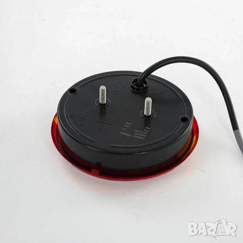 1бр. кръгли Лед LED задни светлини стопове с динамичен мигач 12-24V за ремарке, камион , бус, снимка 5 - Части - 53770353