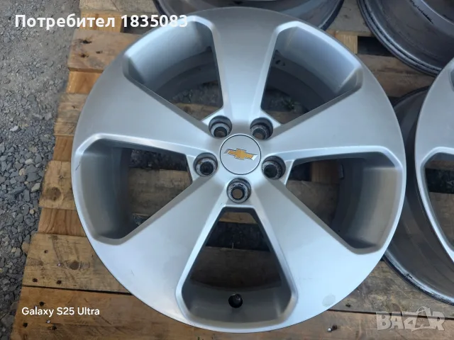 Лети джанти 17ки 5х105 Chevrolet, Opel, снимка 5 - Гуми и джанти - 55780986