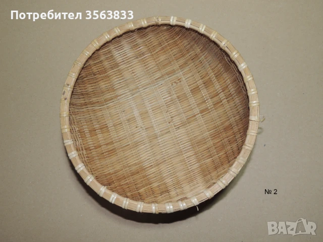 Плетен панер, снимка 3 - Антикварни и старинни предмети - 48934608