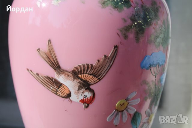 Стара ваза стъкло Бохемия , снимка 15 - Антикварни и старинни предмети - 41726860