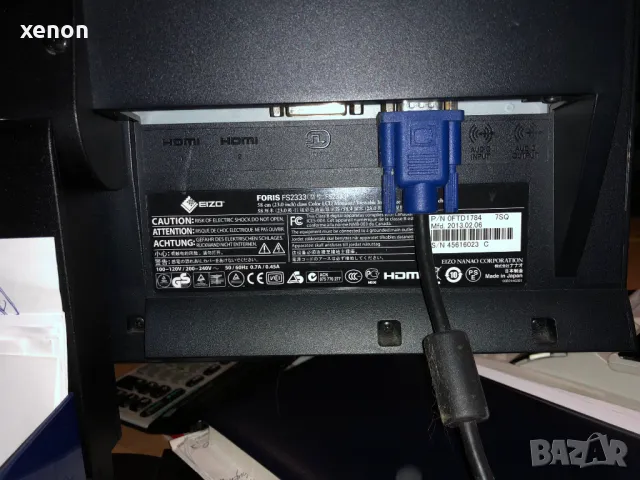 Монитор 23"  EIZO FS2333, снимка 5 - Монитори - 41020851