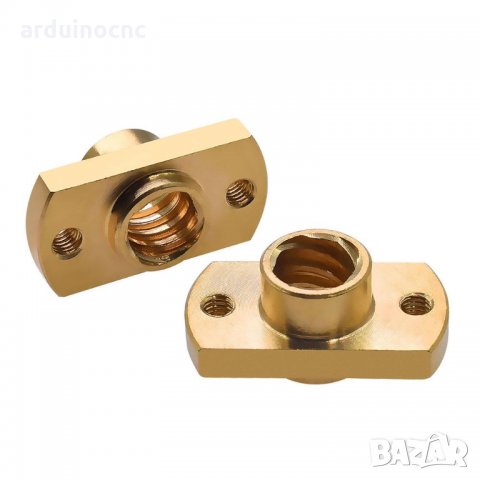 Винт с трапецовидна резба T8 с Anti-Backlash гайка за 3D принтер и CNC, снимка 5 - Принтери, копири, скенери - 25144492