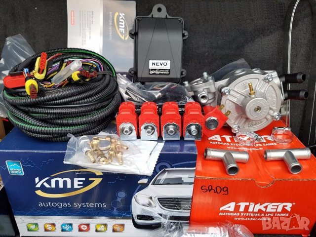 Нов! ГАЗОВ ИНЖЕКЦИОН KME NEVO Пълен Комплект 4цил. gazov injekcion 4