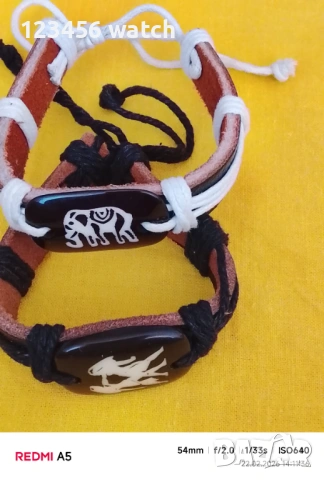 Красиви кожени гривни 2 бр 5 евро, снимка 6 - Гривни - 53581583