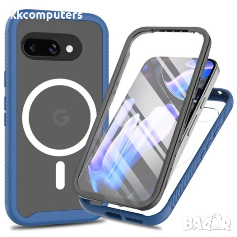 	Google Pixel 9a Magnetic /PC + TPU /PET Screen Удароустойчив Калъф и Протектор, снимка 7 - Калъфи, кейсове - 51122386