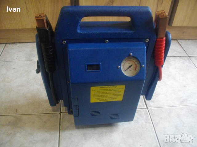 12V/24V-Немска Енергийна Зарядна Станция С Компресор/Зарядна Станция Black Decker-450А-Английска, снимка 8 - Компресори - 40732908