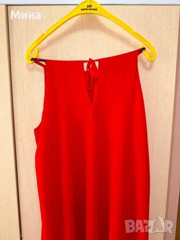 Червена рокля, снимка 4 - Рокли - 41323729