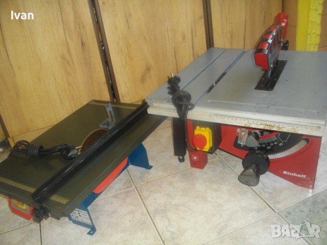 1200W/ф210мм-Стационарен Настолен Циркуляр Einhell/Ел.Машина 550W/ф180 HANSEATIC-Рязане Плочки/Плочи, снимка 2 - Други инструменти - 41016705