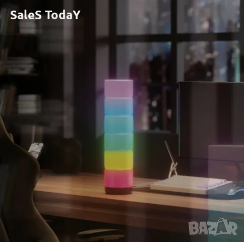 Лампа с дистанционно, LED лампа с USB, 6 бр. , снимка 4 - Лед осветление - 49567432