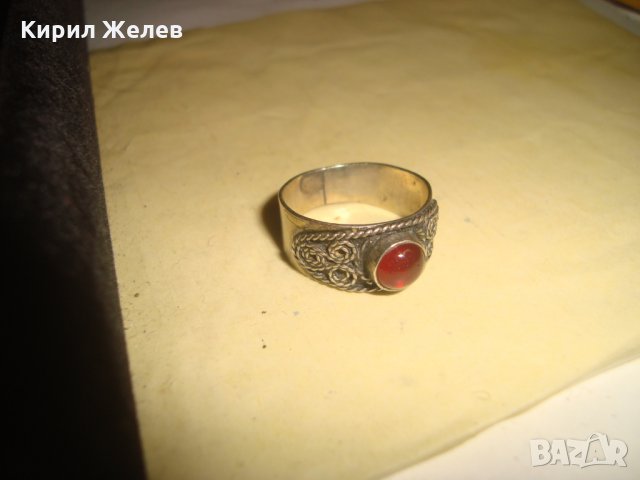 ПОСРЕБРЕН или СРЕБЪРЕН с ФИЛИГРАННИ ОРНАМЕНТИ СТАРИНЕН СКЪПОЦЕНЕН ПРЪСТЕН 2173, снимка 7 - Антикварни и старинни предмети - 33867180