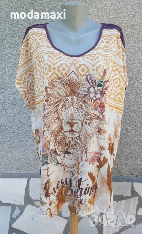 4XL/5XL  Нова  блуза Laura Torelli , снимка 1