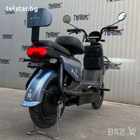 Електрически карго скутер TANK TELSTAR 2000W 72V 23Ah с двойна седалка и възможност за педали 2025 E, снимка 8 - Мотоциклети и мототехника - 52426456