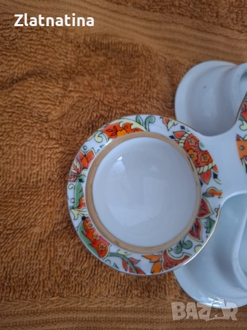 Две солници с декор Кашмир, снимка 4 - Прибори за хранене, готвене и сервиране - 53573560