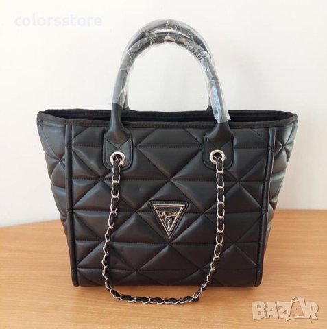 Луксозна Черна чанта  Guess код Br.444, снимка 4 - Чанти - 34489842