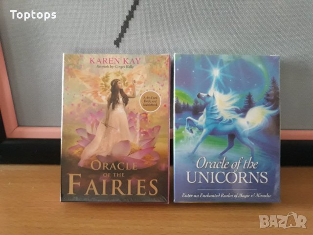 Оракул таро карти: Oracle of the Fairies & Oracle of the Unicorns, снимка 1 - Карти за игра - 34667688