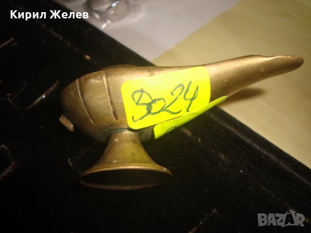 СТАРИННА БРОНЗОВА ЛАМПА на АЛАДИН МАЙСТОРСКА ИЗРАБОТКА РЪЧНО ОРНАМЕНТИРАНА 5024, снимка 6 - Антикварни и старинни предмети - 34419877