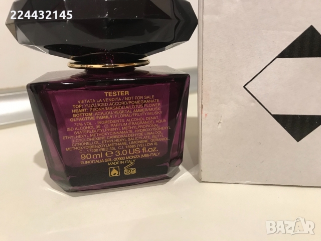 VERSACE CRYSTAL NOIR 90ml EDP TESTER, снимка 2 - Дамски парфюми - 32241956