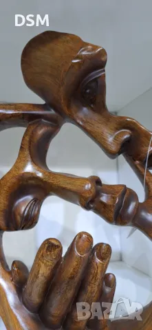 Статуетка Влюбени Лица -Декорация Любов -29см, снимка 2 - Статуетки - 47574901