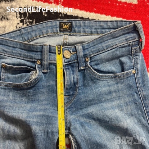 Дамски дънки Lee Skinny тесни с ниска талия размер W25 L31, снимка 6 - Дънки - 53731204