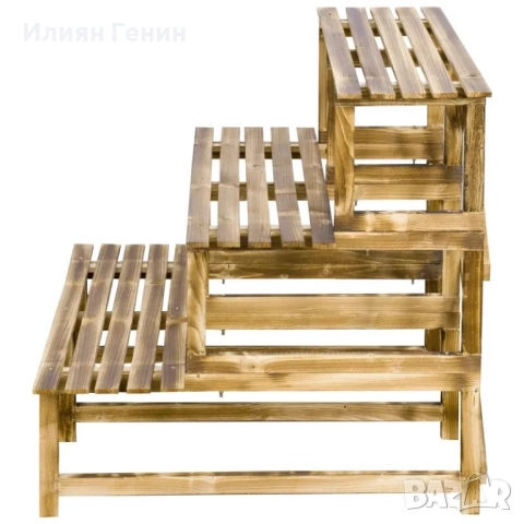 Стълба за растения Outsunny, стълба за цветя, снимка 10 - Градински мебели, декорация  - 52184423