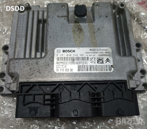 Компютър двигател / ECU BOSCH 0281030546 за Peugeot и Citroen 1.6 HDI