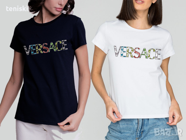  Тениска Versace принт Нови модели,цветове и размери, снимка 11 - Тениски - 33253863