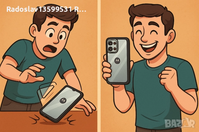 Motorola Edge 60 комплект защита, снимка 2 - Калъфи, кейсове - 51937987