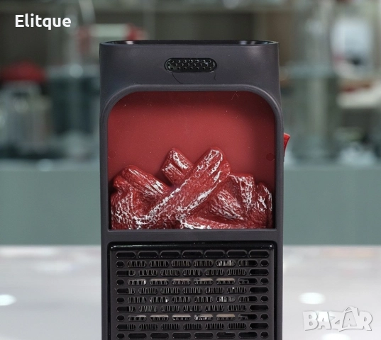 Мини печка с камина ефект, снимка 2 - Отоплителни печки - 52787558