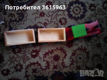Дървен влак - български, снимка 2 - Влакчета, самолети, хеликоптери - 39379020