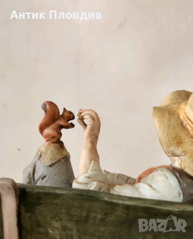 Декоративна порцеланова статуетка Capodimonte – Italy, снимка 8 - Статуетки - 53722261