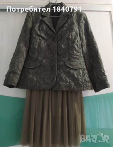 Яке/сако – зелено/каки, вталено, XL /44-46 