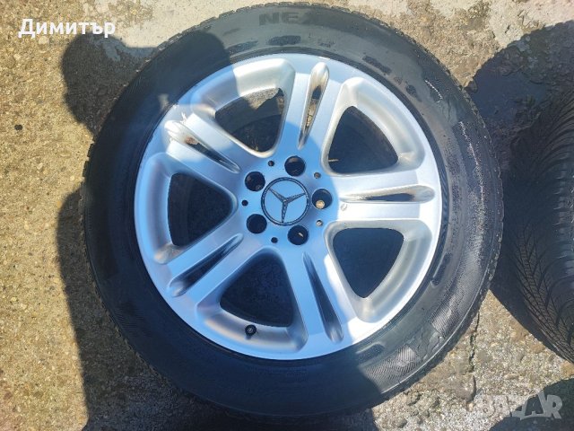 Оригинални джанти 17 с гуми .А2214010702 + болтове, снимка 5 - Гуми и джанти - 41065196